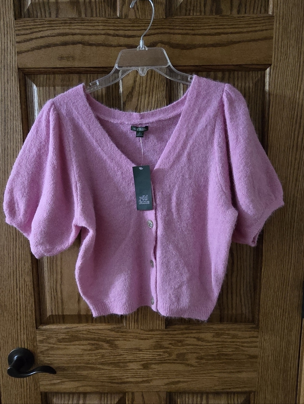 wild fable Soft Pink Knit Cardigan